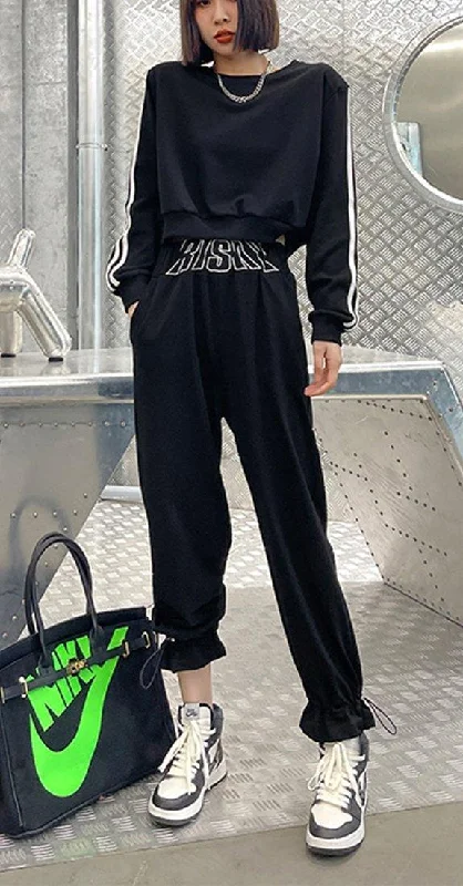 Luxury Style Two Piece Suit Of Spring Leisure Fashion Sweater And Pants