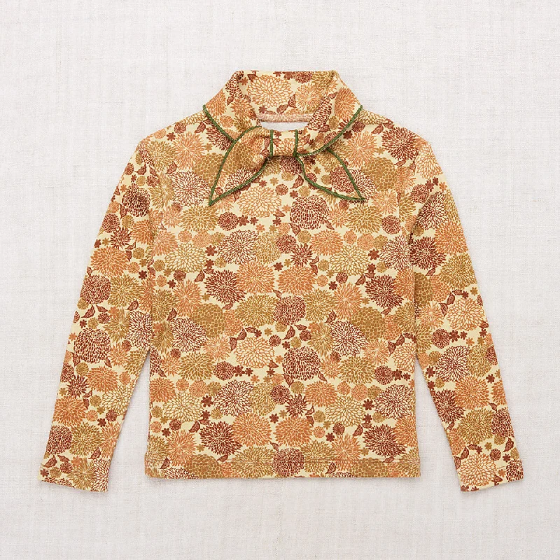Relaxed Wear Pima Cotton Scout Top - Acorn Chrysanthemum