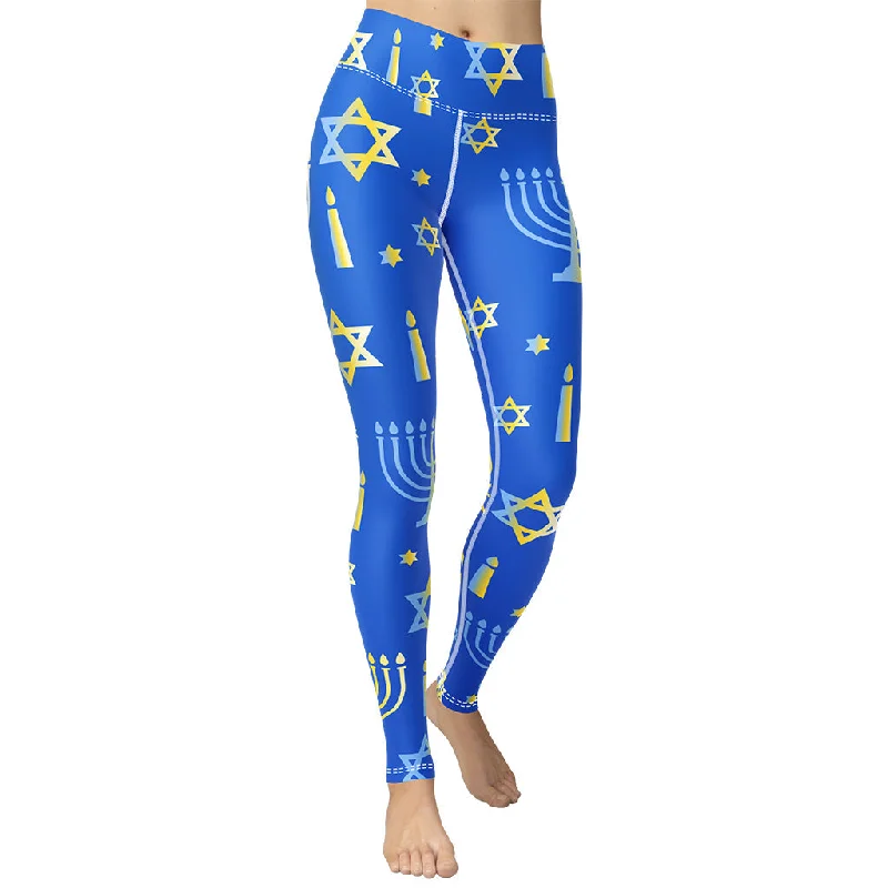 Urban Style Hanukkah Yoga Leggings