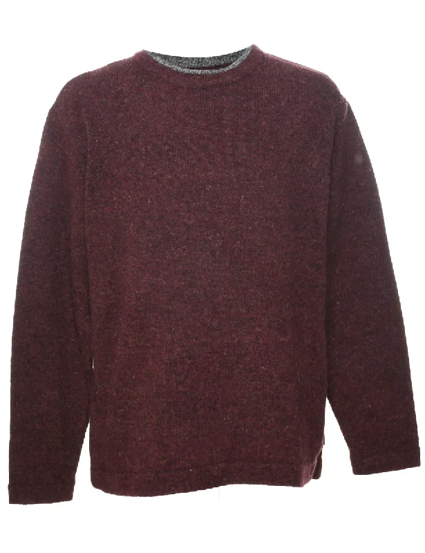 Summer Comfort Woolrich Maroon Jumper - L